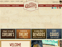 Tablet Screenshot of copelandsofneworleans.com